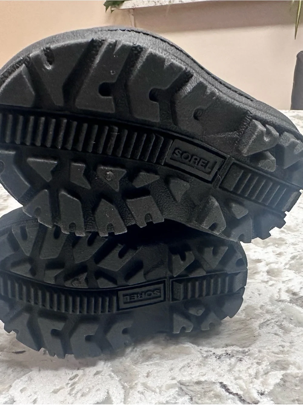 Sorel Kids Blue and Gray Waterproof Snow Boots with Faux Fur